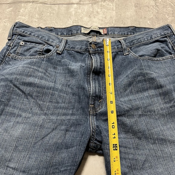 Levis 569 Loose Straight Jeans Mens 40x30 Blue Medium Wash High Rise VTG - Picture 4 of 10
